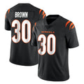 Tlead C.Bengals #30 Chase Brown Player Black Vapor Untouchable Limited Home Game Stitched Jerseys