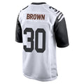 Tlead C.Bengals #30 Chase Brown Player White Alternate Home Game Stitched Jerseys