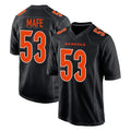 Tlead C.Bengals #53 Boye Mafe Player Black Fashion Game Stitched Jerseys