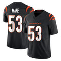 Tlead C.Bengals #53 Boye Mafe Player Black Vapor F.U.S.E. Limited Home Game Stitched Jerseys