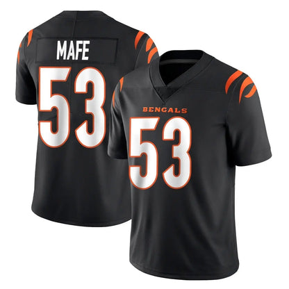Tlead C.Bengals #53 Boye Mafe Player Black Vapor Untouchable Limited Home Game Stitched Jerseys