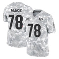 Tlead C.Bengals #78 Anthony Munoz Player Arctic Camo Salute to Service Limited Stitched Jerseys