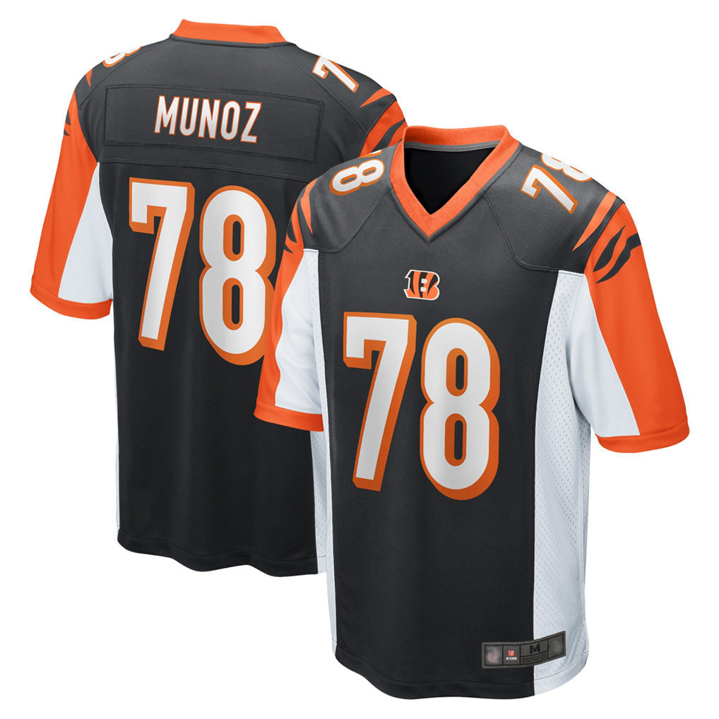 Tlead C.Bengals #78 Anthony Munoz Player Black Alternate Home Game Stitched Jerseys
