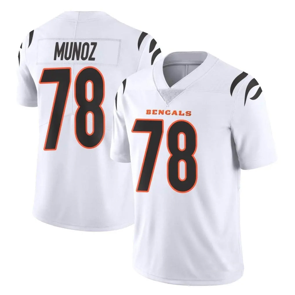 Tlead C.Bengals #78 Anthony Munoz Player White Vapor Untouchable Limited Home Game Stitched Jerseys