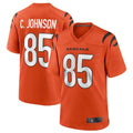 Tlead C.Bengals #85 Chad Johnson Orange Retired Player Alternate Game Jersey American Stitched Jerseys