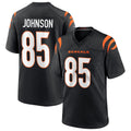 Tlead C.Bengals #85 Chad Johnson Player Black Home Game Stitched Jerseys