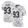 Tlead C.Bengals #93 Jonathan Allen Player Arctic Camo Salute to Service Limited Stitched Jerseys