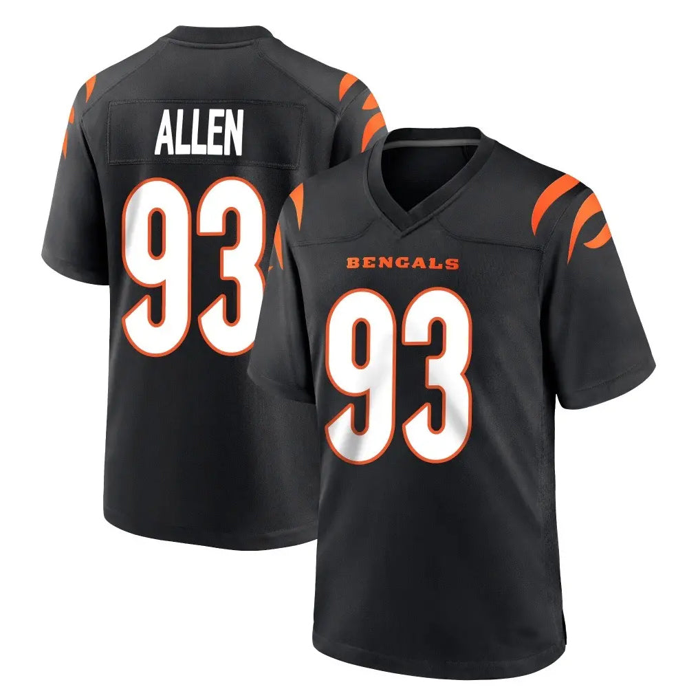 Tlead C.Bengals #93 Jonathan Allen Player Black Home Game Stitched Jerseys