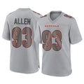 Tlead C.Bengals #93 Jonathan Allen Player Gray Atmosphere Fashion Game Stitched Jerseys