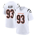 Tlead C.Bengals #93 Jonathan Allen Player White Home Game Stitched Jerseys