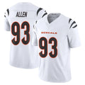 Tlead C.Bengals #93 Jonathan Allen Player White Vapor F.U.S.E. Limited Home Game Stitched Jerseys