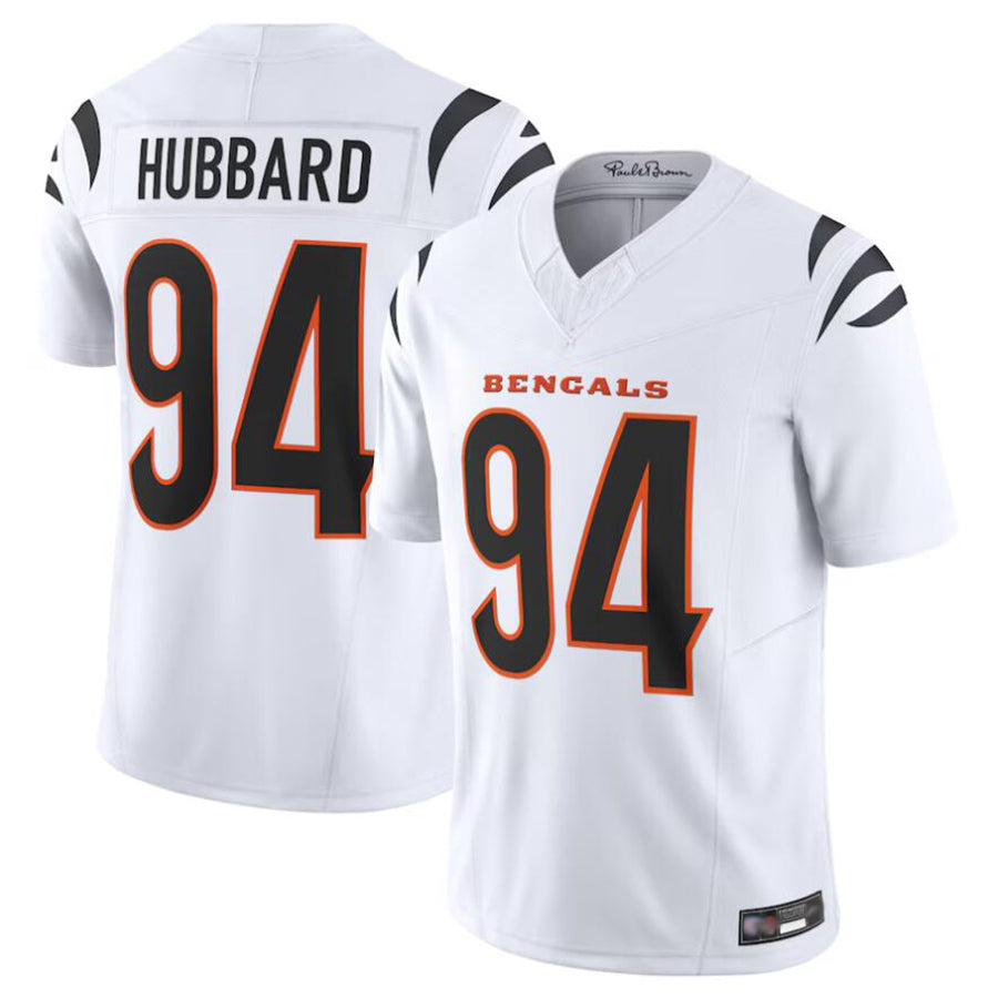 Tlead C.Bengals #94 Sam Hubbard Player White Vapor F.U.S.E. Limited Stitched Jerseys