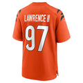 Tlead C.Bengals #97 Dexter Lawrence II Orange Game Stitched Jerseys