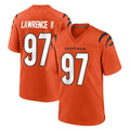 Tlead C.Bengals #97 Dexter Lawrence II Player Orange Home Game Stitched Jerseys