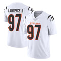 Tlead C.Bengals #97 Dexter Lawrence II Player White Vapor Untouchable Limited Home Game Stitched Jerseys