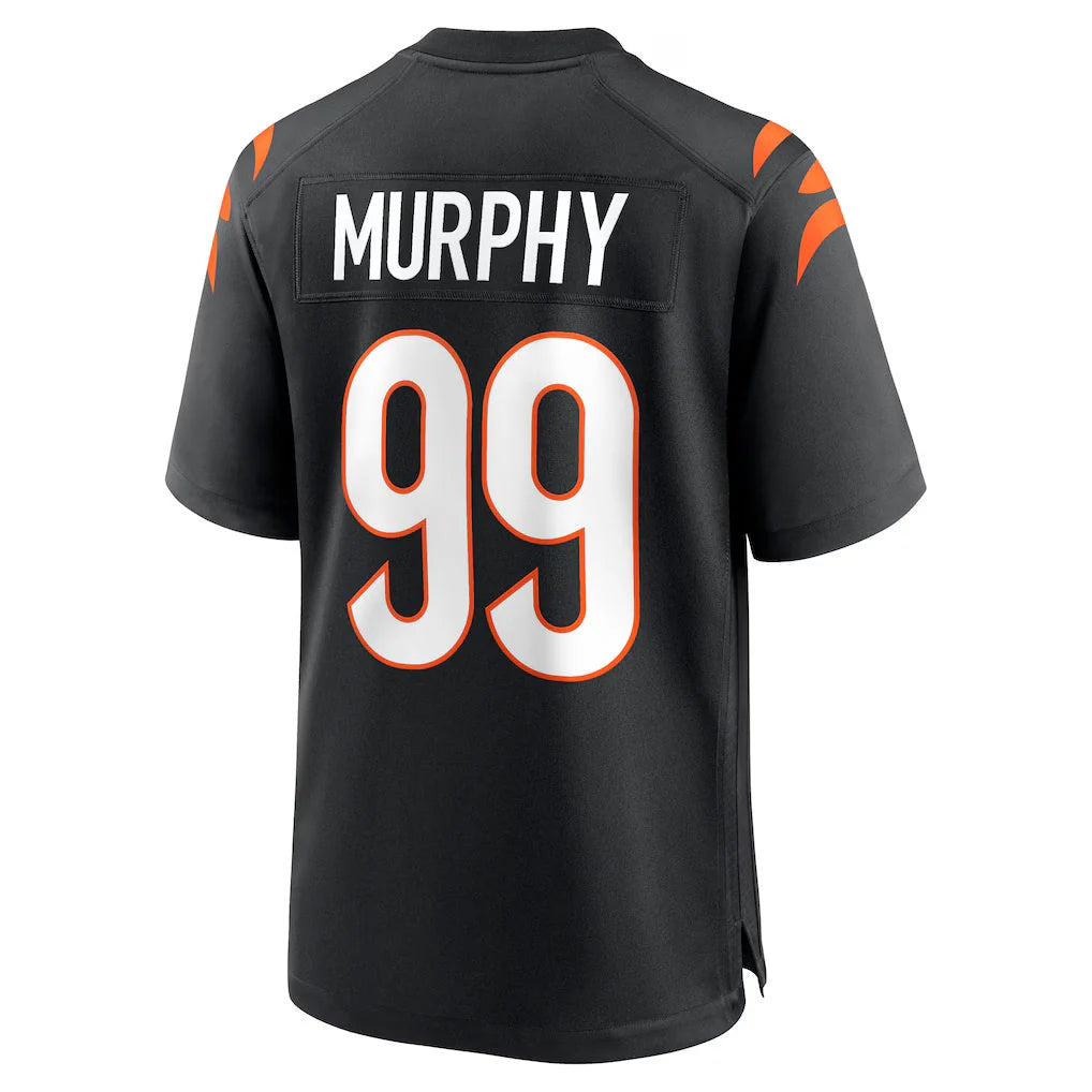 Tlead C.Bengals #99 Myles Murphy Player Black Home Game Stitched Jerseys