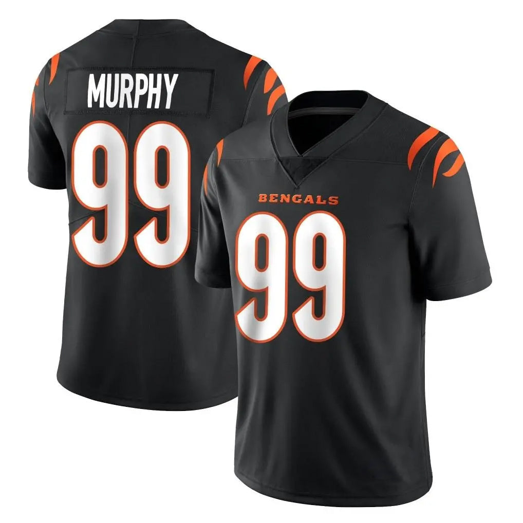 Tlead C.Bengals #99 Myles Murphy Player Black Vapor Untouchable Limited Home Game Stitched Jerseys