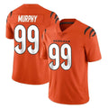 Tlead C.Bengals #99 Myles Murphy Player Orange Vapor Untouchable Limited Home Game Stitched Jerseys