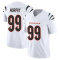 Tlead C.Bengals #99 Myles Murphy Player White Vapor F.U.S.E. Limited Home Game Stitched Jerseys