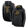 Tlead C.Bengals #9 Joe Burrow Player Black Salute to Service Pullover Hoodies Limited Stitched Jerseys