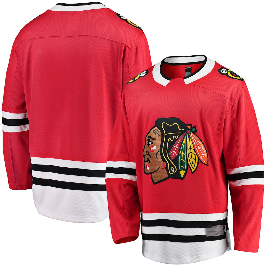 Tlead C.Blackhawks Red Breakaway Home Jerseys