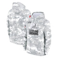 Tlead C.Browns Arctic Camo Salute to Service Hoodies Limited Game Blank Player Stitched Jerseys