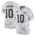 Tlead C.Browns #10 Quinshon Judkins Player Arctic Camo Salute to Service Limited Home Game Stitched Jerseys