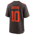 Tlead C.Browns #10 Quinshon Judkins Player Brown Game Stitched Jerseys