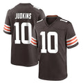 Tlead C.Browns #10 Quinshon Judkins Player Brown Home Game Stitched Jerseys