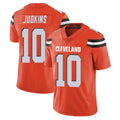 Tlead C.Browns #10 Quinshon Judkins Player Orange Alternate Vapor Untouchable Limited Home Game Stitched Jerseys