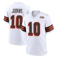 Tlead C.Browns #10 Quinshon Judkins Player White Alternate Home Game Stitched Jerseys