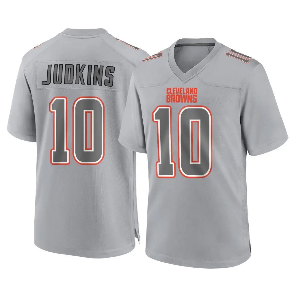 Tlead C.Browns #10 Quinshon Judkinst Player Gray Atmosphere Fashion Game Stitched Jerseys