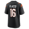 Tlead C.Bengals #16 Bengals Joe Flacco Black Team Game Stitched Jerseys