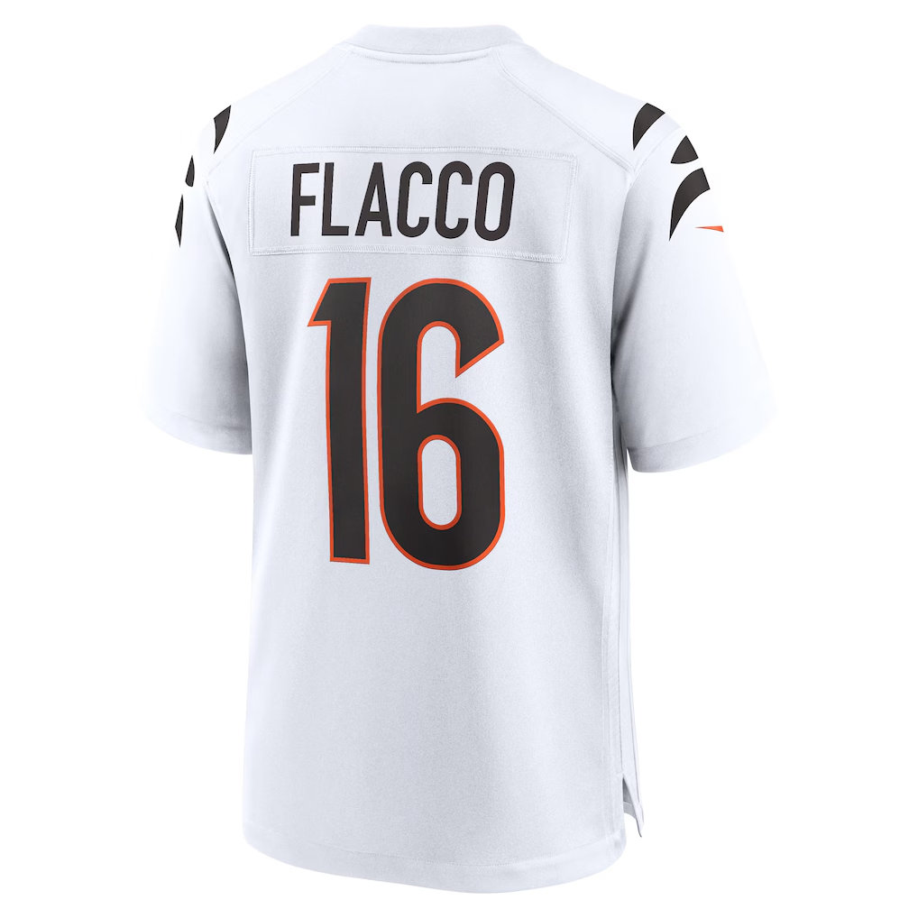 Tlead C.Bengals #16 Bengals Joe Flacco White Game Stitched Jerseys