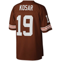 Tlead C.Browns #19 Bernie Kosar Mitchell & Ness Brown Legacy Replica Jersey