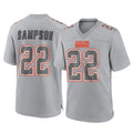 Tlead C.Browns #22 Dylan Sampson Player Gray Atmosphere Fashion Game Stitched Jerseys
