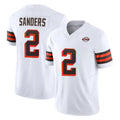 Tlead C.Browns #2 Shedeur Sanders Player White Limited Vapor F.U.S.E. Alternate Game Stitched Jerseys