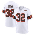 Tlead C.Browns #32 Jim Brown Player White Alternate Home Game Stitched Jerseys