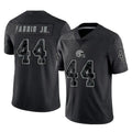 Tlead C.Browns #44 Harold Fannin Jr. Player Black Reflective Home Game Stitched Jerseys