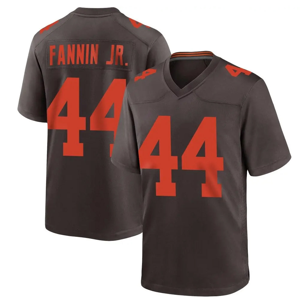 Tlead C.Browns #44 Harold Fannin Jr. Player Brown Alternate Home Game Stitched Jerseys