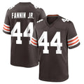 Tlead C.Browns #44 Harold Fannin Jr. Player Brown Home Game Stitched Jerseys
