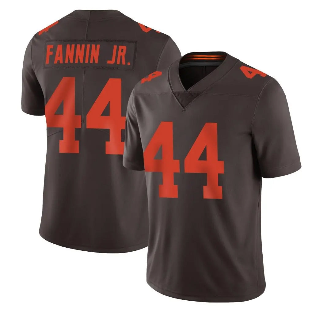 Tlead C.Browns #44 Harold Fannin Jr. Player Browns Color Rush Limited Home Game Stitched Jerseys