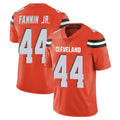 Tlead C.Browns #44 Harold Fannin Jr. Player Orange Alternate Vapor Untouchable Limited Home Game Stitched Jerseys