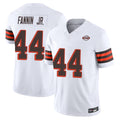 Tlead C.Browns #44 Harold Fannin Jr. Player White Limited Vapor F.U.S.E. Alternate Game Stitched Jerseys