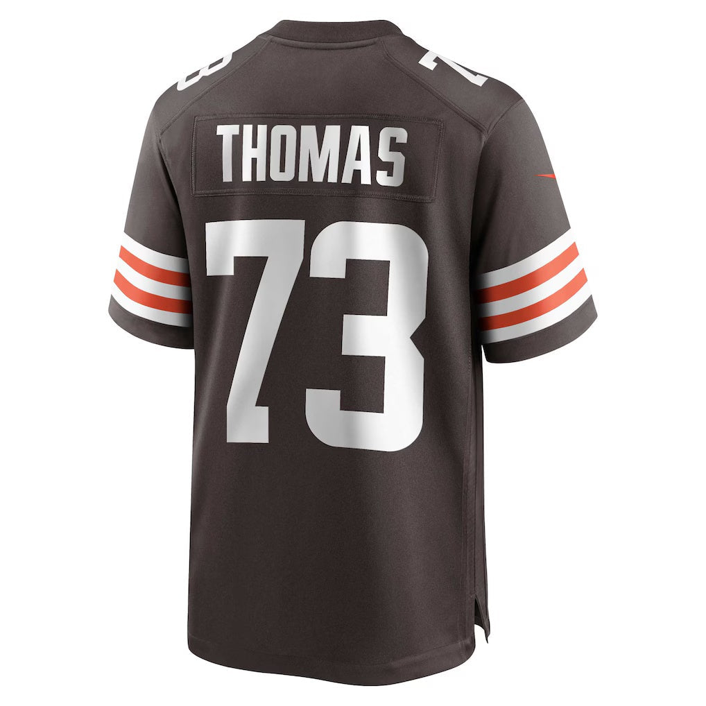 Tlead C.Browns #73 Joe Thomas Brown Retired Player Game Stitched Jerseys