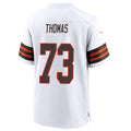 Tlead C.Browns #73 Joe Thomas Player White Alternate Home Game Stitched Jerseys