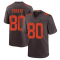 Tlead C.Browns #80 Jamari Thrash Player Brown Alternate Home Game Stitched Jerseys