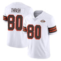 Tlead C.Browns #80 Jamari Thrash Player White Limited  Vapor 1946 Collection Alternate Game Stitched Jerseys