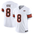 Tlead C.Browns #8 Jared Verse Player White Limited Vapor F.U.S.E. Alternate Game Stitched Jerseys