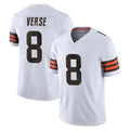 Tlead C.Browns #8 Jared Verse Player White Vapor F.U.S.E. Limited Home Game Stitched Jerseys